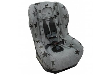 Universal cover for group 1 car seats DOOKY Grey Stars 1