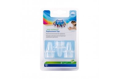 Baby Nasal Aspirator Replacement Tips 3 pcs Canpol 5/118 1