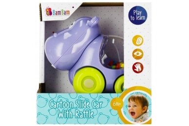 Cartoon Slide Car With Rattle BamBam HIPPO 5