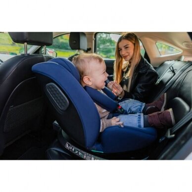 Autokėdutė 4baby ENZO FIX 360°(40-150 cm) Black 17