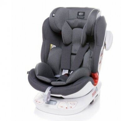 Autokėdutė 4baby SPACE-FIX 360° Grey