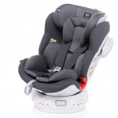 Autokėdutė 4baby SPACE-FIX 360° Grey 7