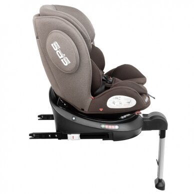 Autokėdutė RONDA ISOFIX 360°, Black 5