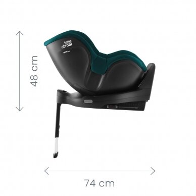 Автомобильное кресло Britax Römer DUALFIX PRO M Diamond, Night Blue Moonlight Blue 7