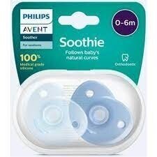 AVENT čiulptukas SOOTHIE 099/21, 0-6 mėn, 2 vnt 2