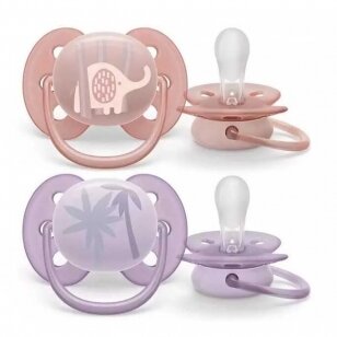 AVENT пустышки силиконовые ULTRA  SOFT, 091/09, 2 шт