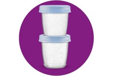 AVENT Milk Storage Cups 180m/6oz - 5cup SCF619/05 4