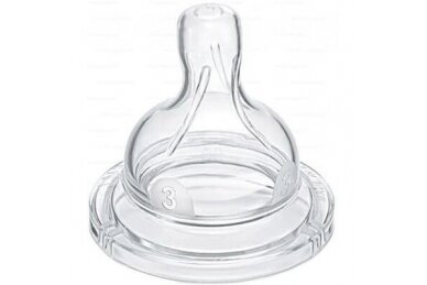 AVENT Classic+ teat silikone 3m+ 2vnt 2