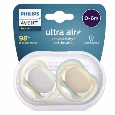 AVENT Пустышки ULTRA  AIR, CSF085/15, 2 шт 1