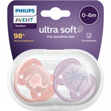 AVENT Čiulptukai ULTRA  SOFT, 091/09, 2 vnt 1