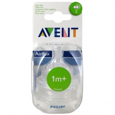 AVENT Classic+ силиконовые соски Anti-colic 1м+, 2 шт 1