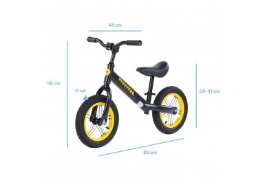 Balance bike MOOVKEE JACOB Yellow 7