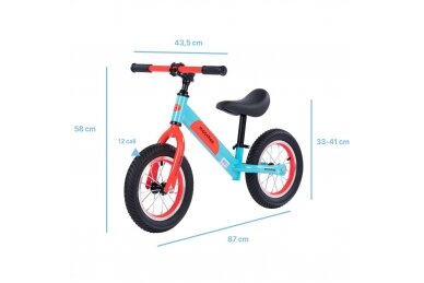 Balance bike MOOVKEE MATTY Orange 1