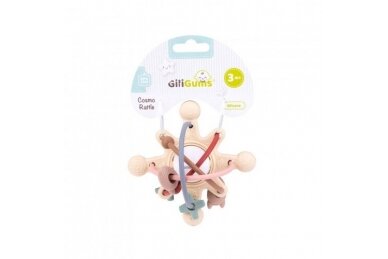 Silicone Rattle with Teether GiliGums COSMO 2