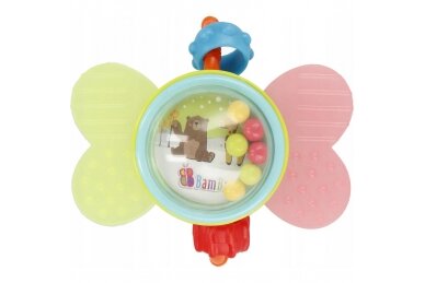 Rattle with Teether BamBam BUTTERFLY 2