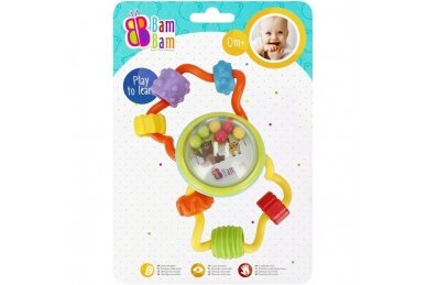 Rattle with Teether BamBam SLIDE 5