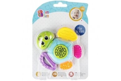 Rattle with Teether BamBam TURTLE 4