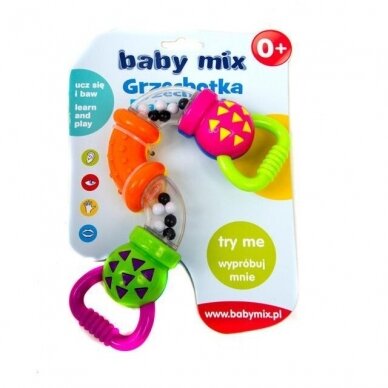 Barškutis Baby Mix ZIG ZAG 1