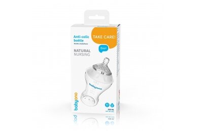 Baby Bottle BabyOno Anti-colic NATURAL NURSING 260 ml 3