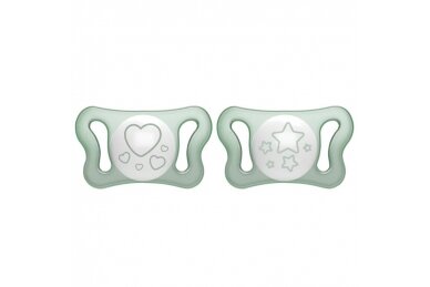 Pacifiers Chicco PHYSIO FORMA Silicone 0-2 m, 2 pcs