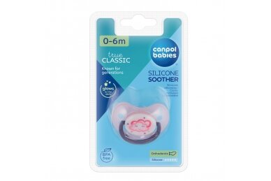 Soother Canpol 22/500 Night Dreams silikone, orthodontic 2