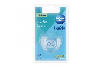 Soother Canpol 22/565 Newborn Silikone, Orthodontic 3