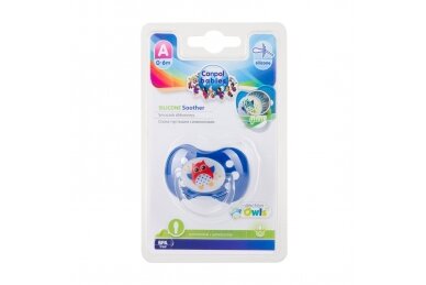 Soother Canpol  22/568 OWLS silikone, symmetrical 3