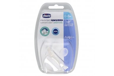 Pacifier Chicco PHYSIO FORMA Silicone +0m Colorless 1