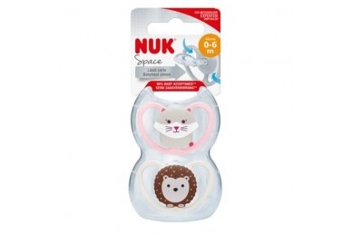 Soother NUK SPACE 2 pcs 1