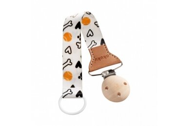 Clip On Soother Holders BONES