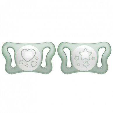 Čiulptukai Chicco PHYSIO FORMA Silicone 0-2 m, 2 vnt