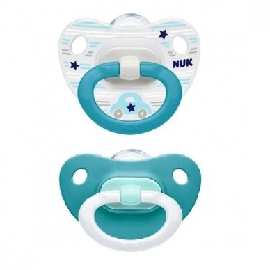 Пустышка NUK Classic 0-6 m, 2 pcs