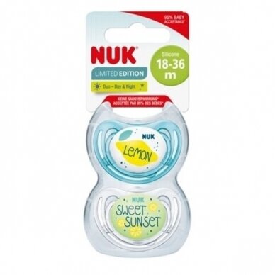 Пустышка NUK LIMITED EDITION 176280,  2vnt