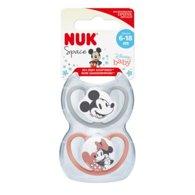 Пустышка NUK SPACE Disney 2vnt 1