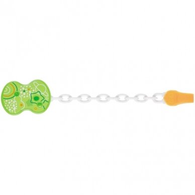 Держатель для пустышки Chicco Clip Salvasucchietto, Green 1