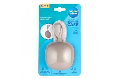 Silicone Soother Case Canpol 51/402 Beige 4