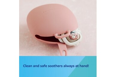 Silicone Soother Case Canpol 51/402 Pink 3