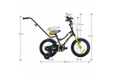 Bicycle TIGER Bike 14'' Black/Yellow 6