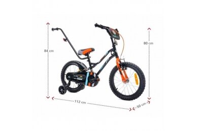 Bicycle TIGER Bike 16'' Black/Orange 4