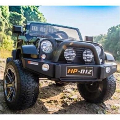 Elektromobilis JEEP HP-12 4WD Black su distanciniu valdymu 1