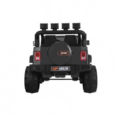 Elektromobilis JEEP HP-12 4WD Black su distanciniu valdymu 3