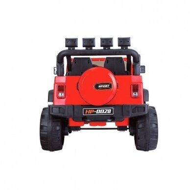 Elektromobilis JEEP HP-12 4WD Red su distanciniu valdymu 2