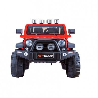 Elektromobilis JEEP HP-12 4WD Red su distanciniu valdymu 3