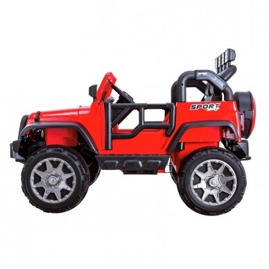 Elektromobilis JEEP HP-12 4WD Red su distanciniu valdymu 1