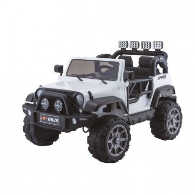 Elektromobilis JEEP HP-12 4WD White su distanciniu valdymu