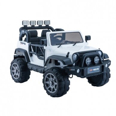 Elektromobilis JEEP HP-12 4WD White su distanciniu valdymu 1