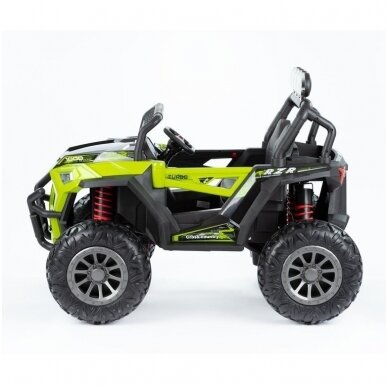 Elektromobilis MONSTER 4WD Green su distanciniu valdymu 3