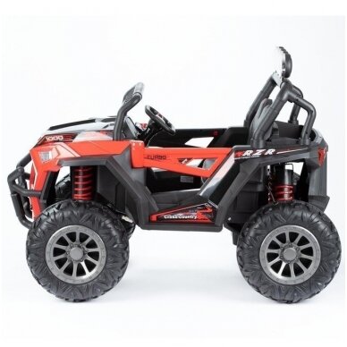 Elektromobilis MONSTER 4WD Red su distanciniu valdymu 3