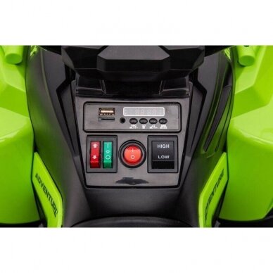 Elektromobilis vaikams QUAD GTS 1199- 12V - R/C, Green 9