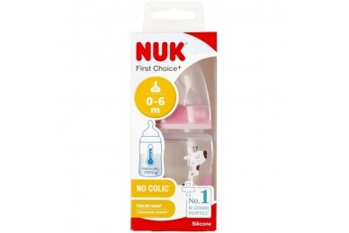 NUK Baby Bottle First Choice+, 150 ml NO COLIC, 0-6 m